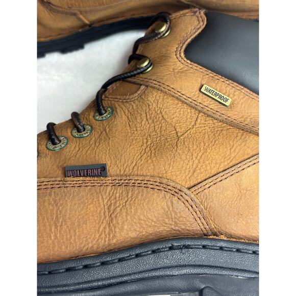 Wolverine Men’s 14 Brown Durban 6” Waterproof Steel-toe Boots NIB W05483 main image 11